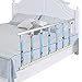 AMSXNOO Barriere Letto per Anziani, Pieghevole Anticaduta Guardia Sponda di Sicurezza Laterale Comodino Paraurti Bumper, Handicap Dispositivi di Assistenza Medica per Domiciliare Ospedale