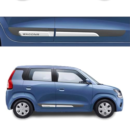 Image of Car Door Body Side Beading /Molding /Cladding for Maruti Suzuki WagoR 2019 Set of 04