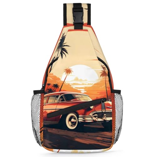 Sacoche bandoulière casual sling petit sac à dos polyester femme