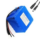 TGHY Akumulator litowo-jonowy 12 V 30 Ah 40 Ah Akumulator litowy do 12 V LED Light Players Zapasowe akumulatory z ładowarką do 500 watów,12v40ah,DC