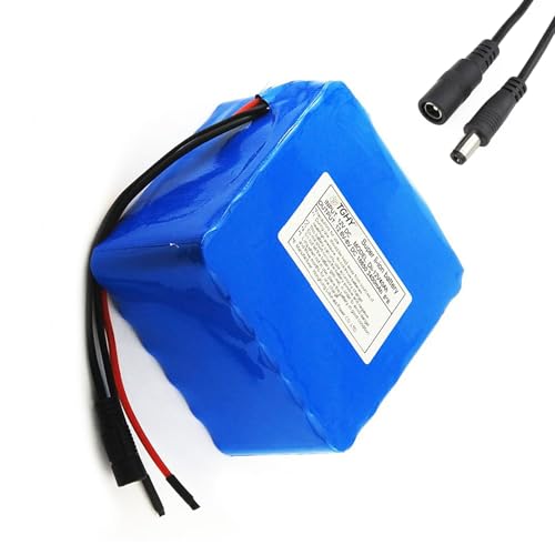TGHY Akumulator litowo-jonowy 12 V 30 Ah 40 Ah Akumulator litowy do 12 V LED Light Players Zapasowe akumulatory z ładowarką do 500 watów,12v40ah,DC