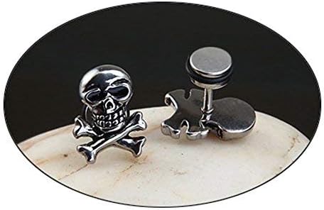 suchadaluckyshop 1pc Men Women Skull Ear Stud Earring Fashion Personality Jewelry Gift New