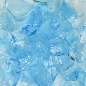 Crystal Turquoise Landscape Glass Small 50 Lb Bag