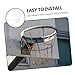 POPETPOP 2pcs Basketball Hoop Net Threading String Net Accessory for Use Easy Installation Heavy Load Resistance for Upgrading Your Basketball Setup