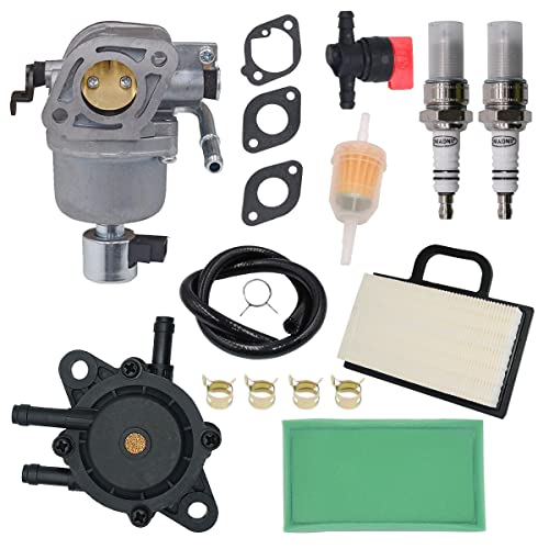 Partman Carburador compatible con cortacésped Briggs & Stratton 20HP Intek 697722, 699807 con filtro de aire y bomba de combustible