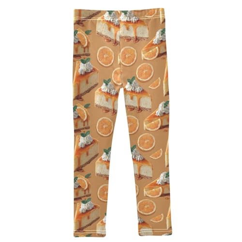 Leggings for Girls,Comfortable Kid's Stretch Pant,Casual Athletic Skinny Legging for Dance Workout 4-10 Years2