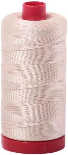 2000 Light Sand Aurifil Cotton 12 WT Large Spool