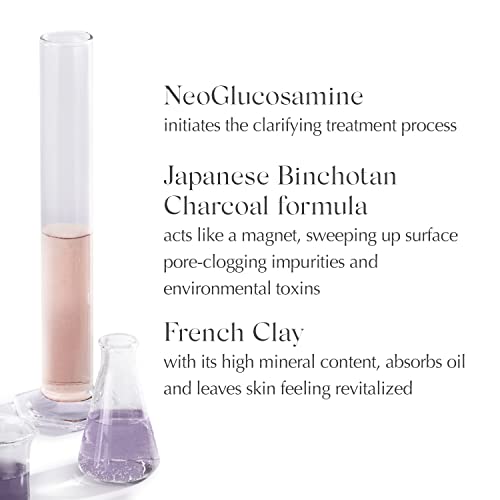 Exuviance Detox Mud Clarifying Facial Mask With Active Charcoal, Clay And Neoglucosamine Blend, For All Skin Types, 3.4 Fl. Oz. #TOP3