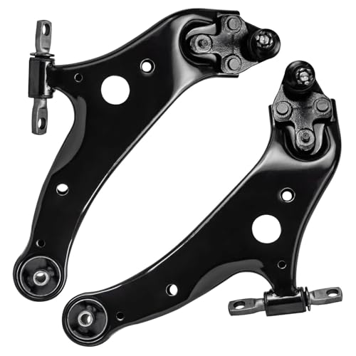 Image of Detroit Axle - FWD Front and Rear Struts w /Coil Spring Lower Control Arm + Sway Bars Tie Rods Suspension Kit for 2009-2012 Toyota Venza