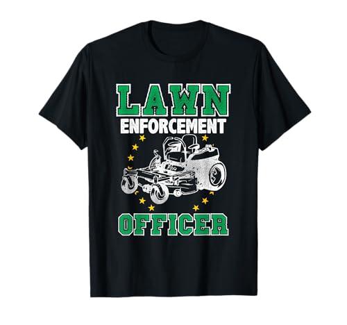 Camiseta de oficial de aplicación de césped | Lawn Ranger Mower Tee Camiseta