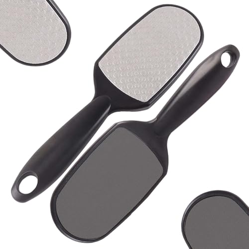 Image of TEMPERIA (1pc) Foot Scrubber for Dead Skin - Double Sided Pedicure Kit for Women - Feet File Scrub Tools, Heel Scraper Filer & Leg Cleaner Brush - Easy to Use (Multicolour) (HF775)