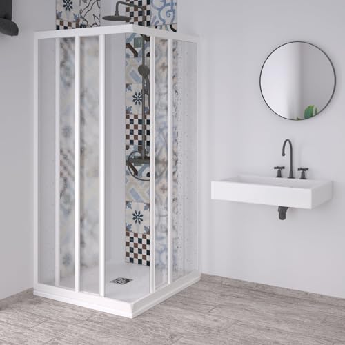 Decorspace Box doccia angolare Acril in Acrilico...