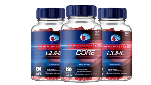Cerebro Core Suplemento Cafeina Niacina Beta Alanina - Mais Foco Energia e Disposição