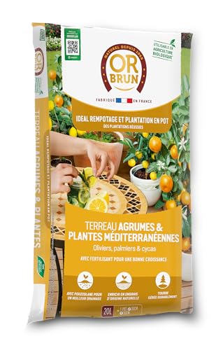 Tierra para macetas de cítricos Or Brun 20 litros: Un aliado para tus limoneros en maceta