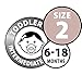 BIBS Pacifiers Colour Collection | Natural Rubber Baby Pacifier | Set of 2 BPA-Free Soothers | Made in Denmark | 6+ Months (Pack of 2) | Iron/Sand