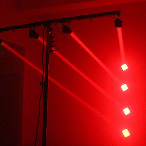 CXZC Mini Luces de Escenario Ajustables con Cabeza móvil, luz de Discoteca, Suministros para Bodas, proyector de luz de Humor LED KTV Cover