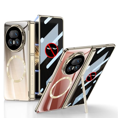 Coque Honor Magic V5 avec protège-écran espion et charnière magnétique transparente