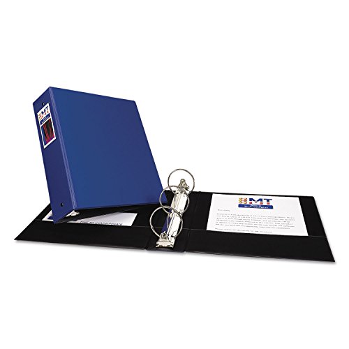 Avery 04600 Economy Non-View Binder With Round Rings, 11 X 8 1/2, 3-Inch Capacity, Blue #TOP20