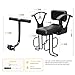XIEEIX Rear Child Bike Seat,Rear Mounted Child Bike Seats,Back Mount Child Seat with Back Rest Armrest Foot Pedals,Width Adjustable Bicycle Rear Seat,Fits All Bicycle Rear Frames…