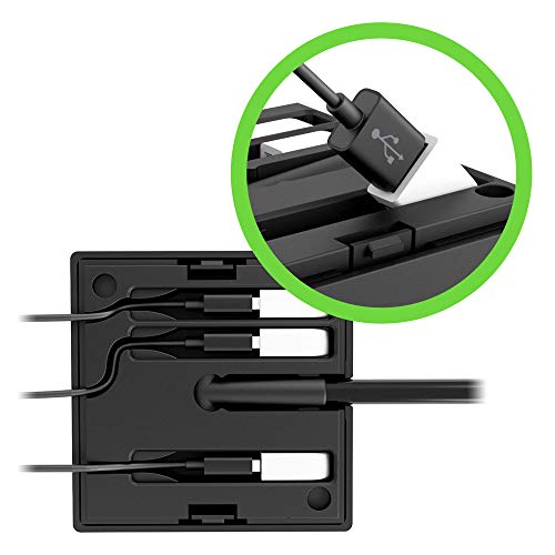 Image of Belkin Power Strip Surge Protector - 4 Multiple Outlets & 4 USB Charger Ports, Cube Outlet Extender for MacBook, iPhone 11 /12 Pro Max, Galaxy S20+ /Note 20 Ultra, Home, Office, Travel & Desktop - Black