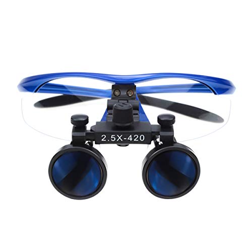 Zgood DY-002 2.5X420Mm Dental Surgical Binocular Magnifier Loupes Surgical Magnifier Optical Glasses Color Blue thumb #2