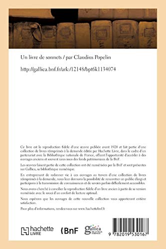 Un Livre de Sonnets