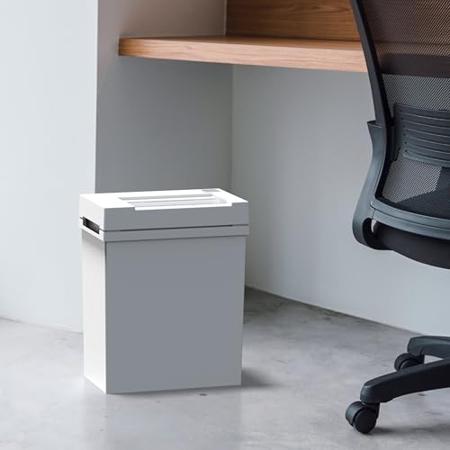 IDEAL 2245 Aktenvernichter, Sicherheitsstufe P-2, Streifenschnitt 4 mm, 11 Blatt Kapazität, 20 L Abfallbehälter, vernichtet auch Büro-/Heftklammern und Kreditkarten