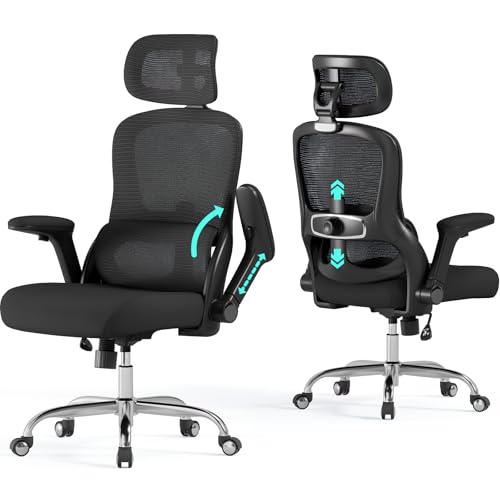 Ergonomic Office Chair: 400LBS Computer Desk Chair Comfy-Black Bi...