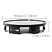 70mm(2.76in)/64mm(2.52in) Wheel Center Hub Caps Black Base Set of 4 for Odyssey 2005-2017 Ridgeline 2006-2014#4732-S6M-Z00 08W17-SDB-1M00-A4