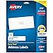 Avery Easy Peel 1 x4 Inch White Address Labels 500 Count (8161)