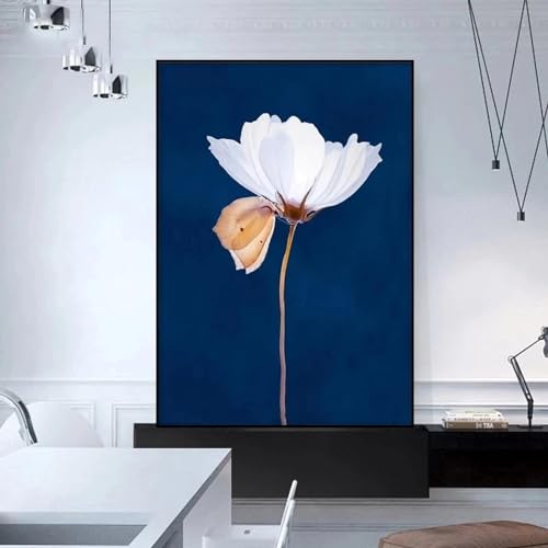 Art mural fleurs et papillons impression haute définition sur toile