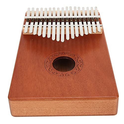 Daumenklavier, 17 Tasten Daumenklavier Mini Daumenklavierinstrument Musikinstrument Professional zum Stressabbau für Erwachsene Anfänger Studenten Cover