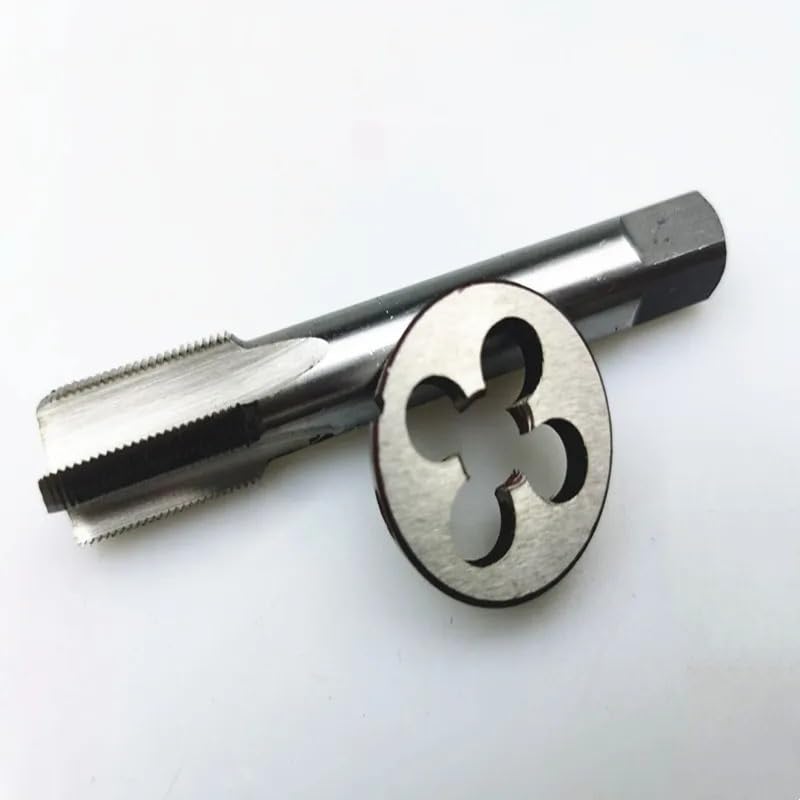 2pcs Right Hand Metric Tap Die Set M13-M24, Used for Machine Tool Internal and External Thread Tapping and Thread Repair Tools