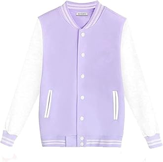 KoverifySolid unisex Varsity Jacket For men and Women/Baseball Jacket/University Jacket