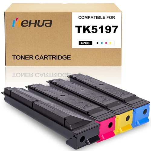 Toner TK-5197 noir et couleur hehua pour imprimante Kyocera TASKalfa 306ci 307ci 308ci multipack