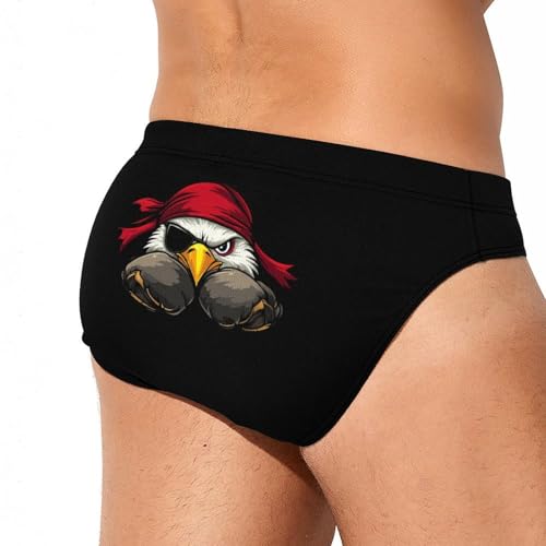 Boxing Eagle1 Mens Swim Briefs Quick Dry Triangle Trunks Swimsuit Swimming Bikini Swimwear3
