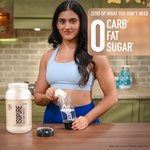 Image of ISOPURE Zero Carb Unflavoured Protein with 25g Protein from 100% Whey Isolate. With Zero Carb, Sugar and Fat- 2kg