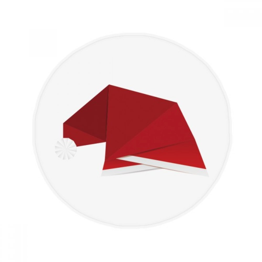 Tapis cadeau de Noël origami rouge de 80cm pour sublimer la décoration intérieure des proches