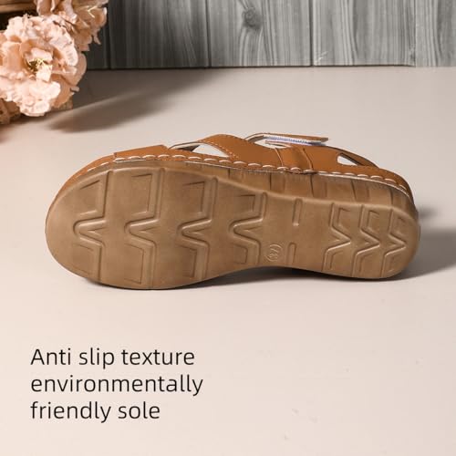 Women's comfortable walking sandals, adjustable sandals, summer women's casual sandals4