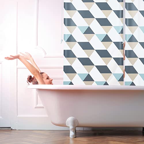 Store de baignoire rideau de douche enrouleur 80x240 cm