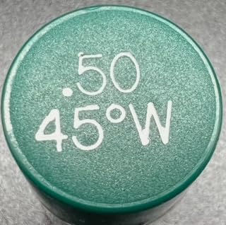 Three Pack - Oil Burner Nozzle, 50 45 W, Semi Solid Spray Green Cap All purpose semisolid Oil Nozzle 50 45 W - Pack of 3