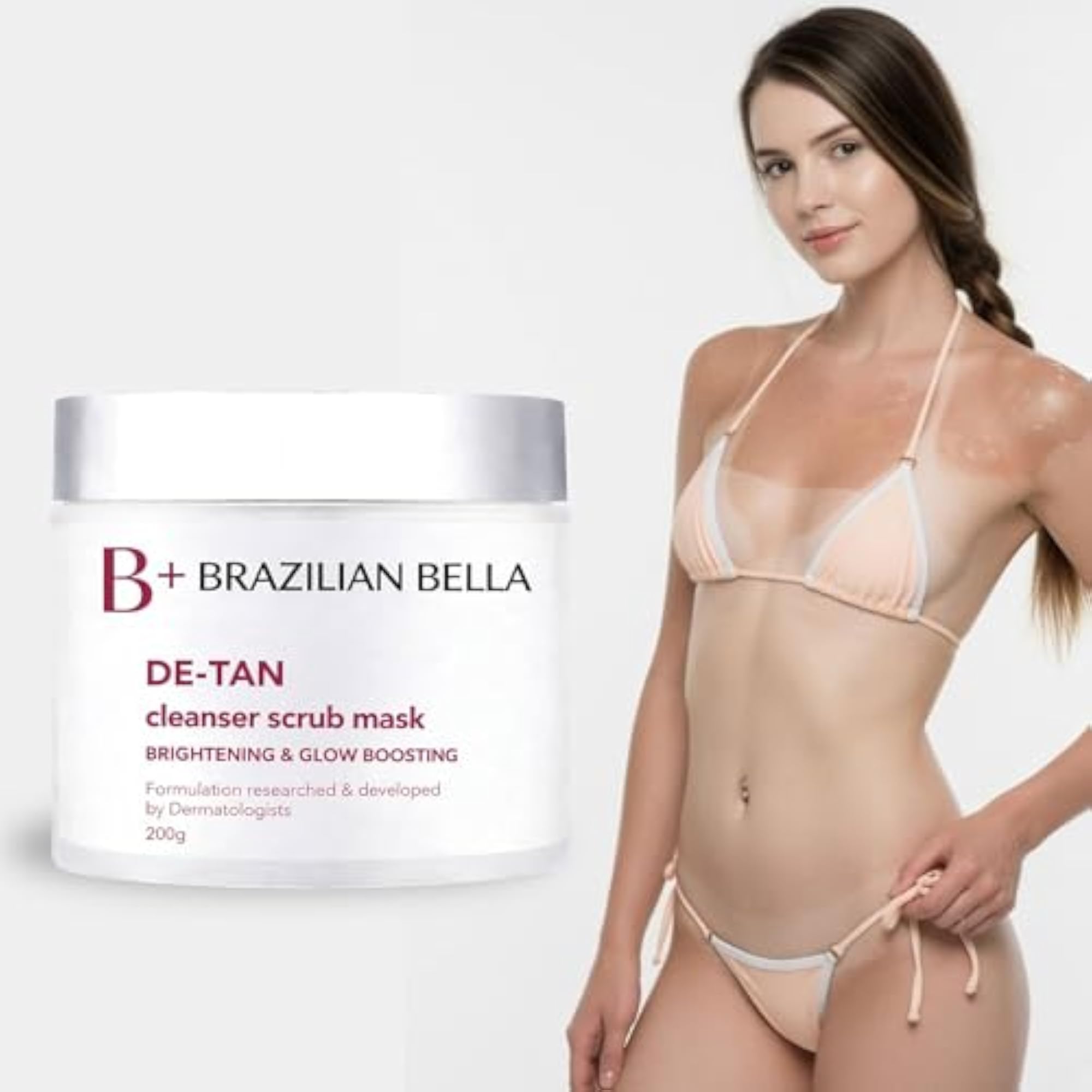 Brazilian Bella Full Body & Butt Bum Whitening De-Tan Pack