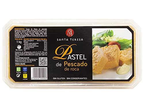Santa Teresa - Pastel De Pescado de Roca - 100% Natural, Elaborado Artesanalmente Sin Aditivos, Sin...