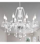 【美品通電確認済み】ZEKOO glass chandelier シャンデリエ Amazon.com: Baotree Modern Elegant 8 Lights K9 Crystal Glass