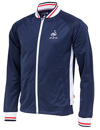 Equipe de France de Football Veste zippée FFF - Collection Officielle Taille Enfant garçon 4 Ans