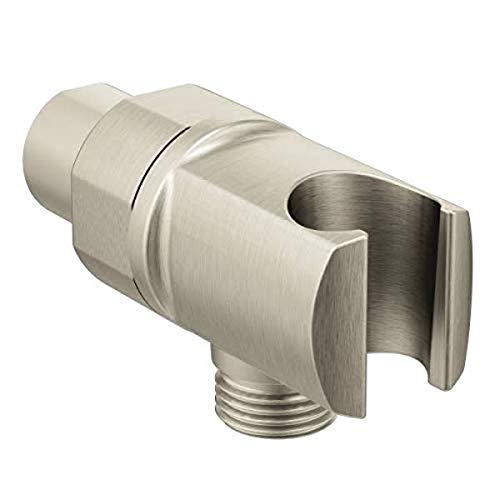 Support douchette nickel brossé orientable pour douche - 2