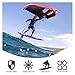 Portable Windsurfing Inflatable Wing, Multipurpose Kitesurfing Wing Surfing Foil Surf Sail, Inflatable with Window(6㎡)