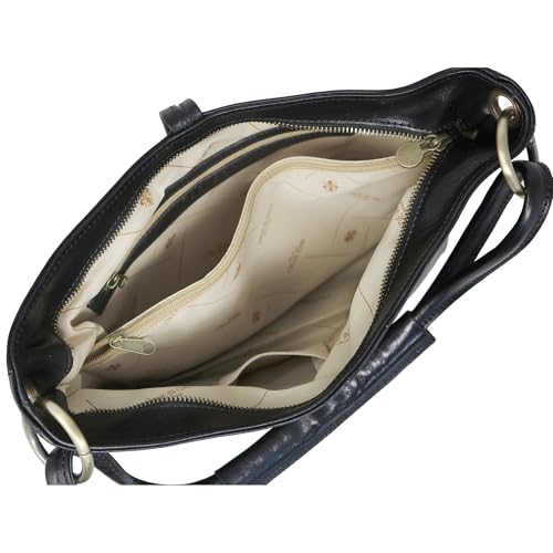Image of Floto Luggage Tavoli Tote, Black, Medium
