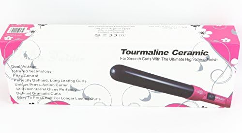 Twister Tourmaline Ceramic For Smooth Curls 32mm curling iron PINK