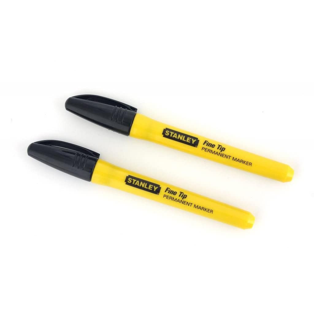 Black Fine Tip Permanent Markers (2) STA047316